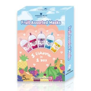 【新品-珍珠奶茶】水果綜合面膜 (5入/盒)