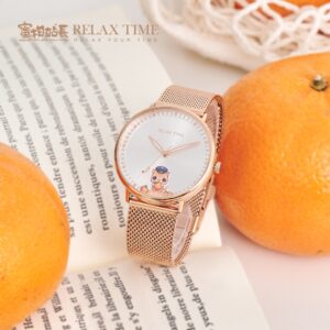 【RELAX TIME】 RELAX TIME 蜜柑站長聯名錶 橙光蜜柑款 (RT-116-01)