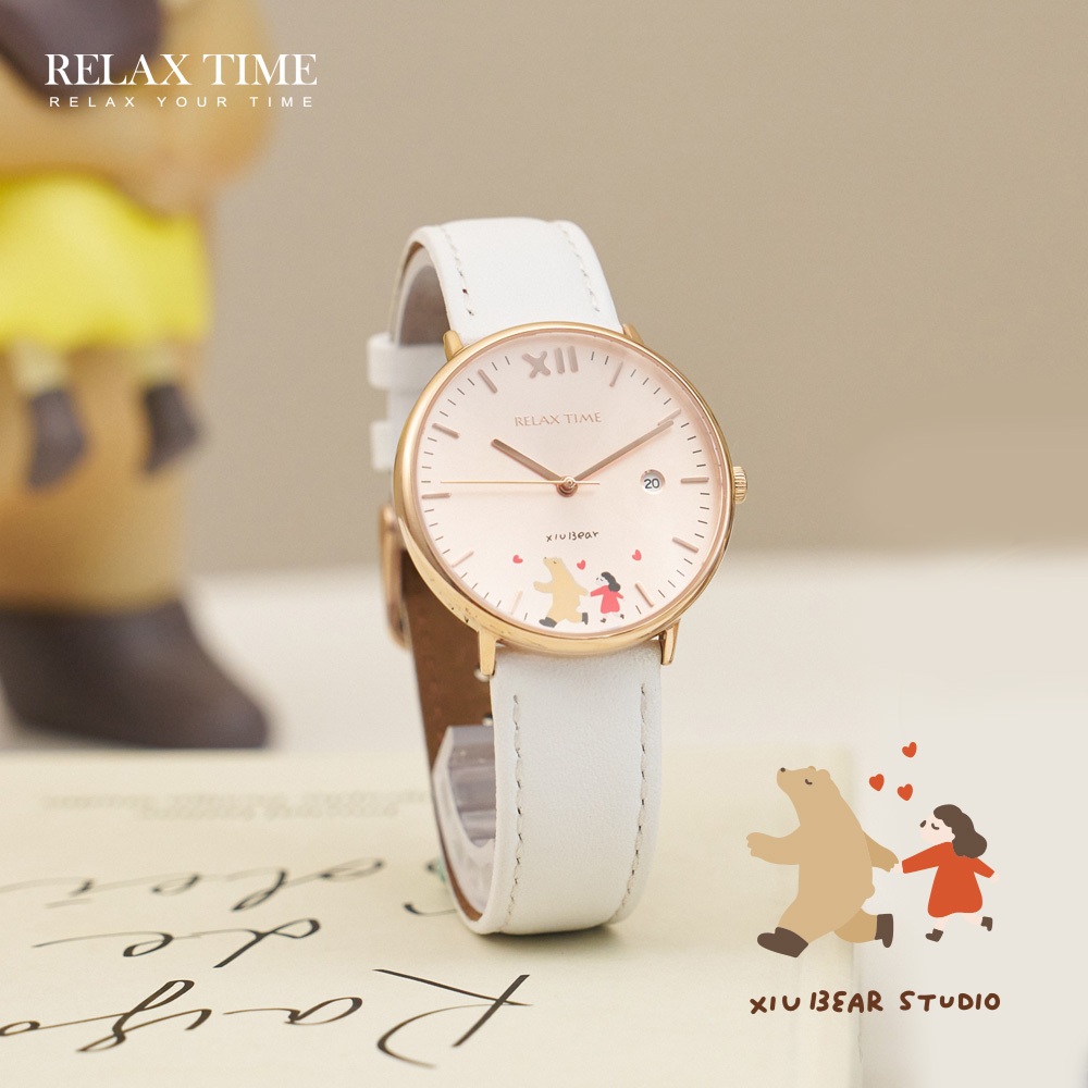 【RELAX TIME】 RELAX TIME 咻咻熊聯名錶 愛心款 (RT-113-01) 1 未命名 205