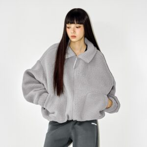 【XEXYMIX】 毛茸茸高領羊羔絨外套｜共12色｜XA5410G