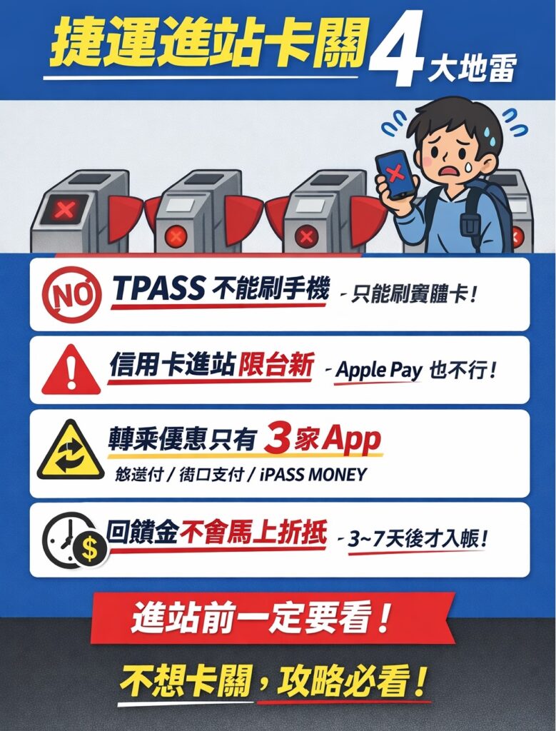 TPASS 不能刷手機?北捷信用卡進站只限台新!捷運手機支付、轉乘優惠一次看懂(17 家 App 完整攻略) 2 貼文用插圖10 2