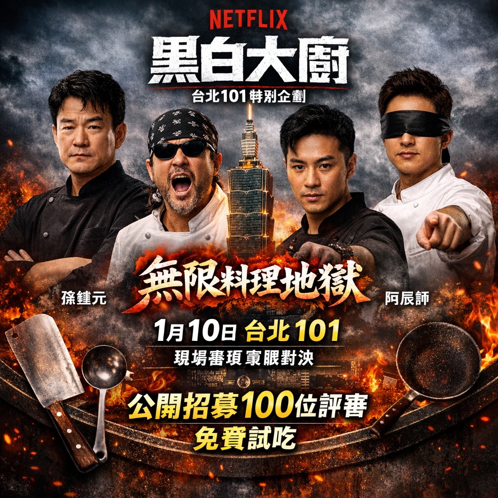 NETFLIN 黑白大廚 台北101特別企劃