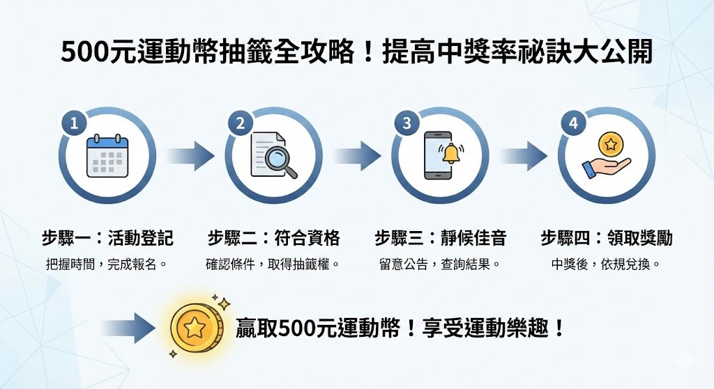 500元運動幣抽籤攻略—提高中獎率秘訣大公開