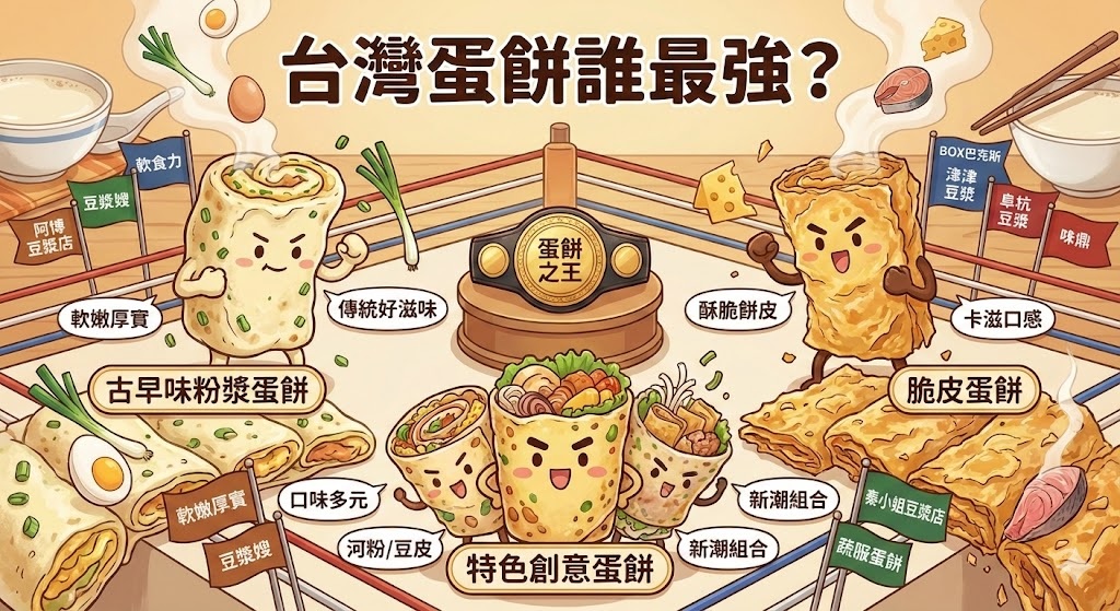 🇹🇼台灣蛋餅誰最強? 2 台灣蛋餅誰最強?