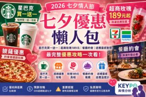 Read more about the article 2026七夕優惠懶人包｜星巴克買一送一、超商玫瑰189元、7-ELEVEN、全家、披薩、餐廳約會、七夕禮物一次看